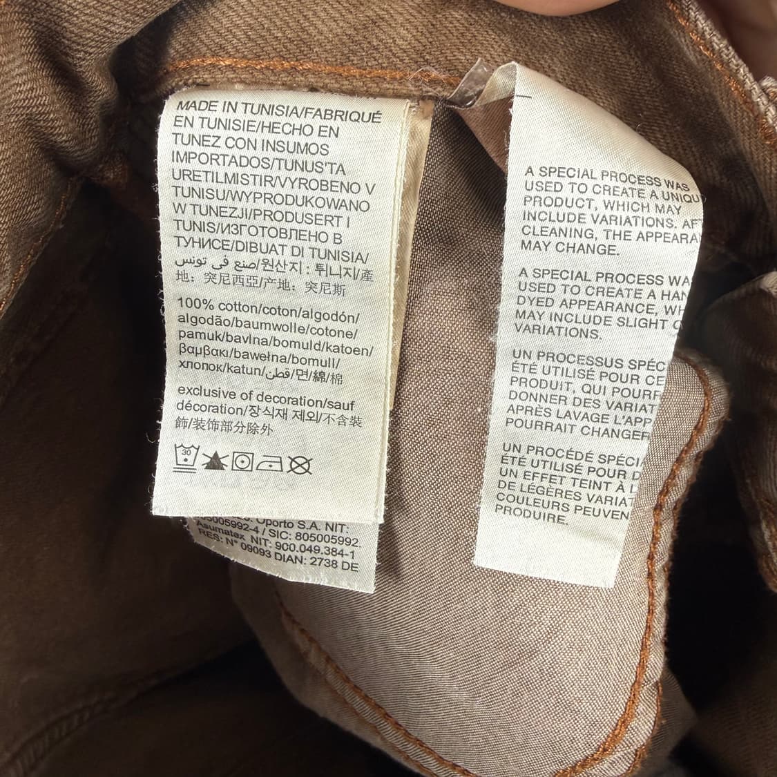 (28) 켈빈클라인 루즈핏 데님 팬츠 브라운 상품이미지8