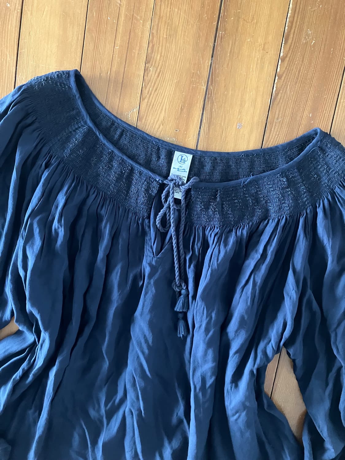 네이비 블라우스 상품이미지2