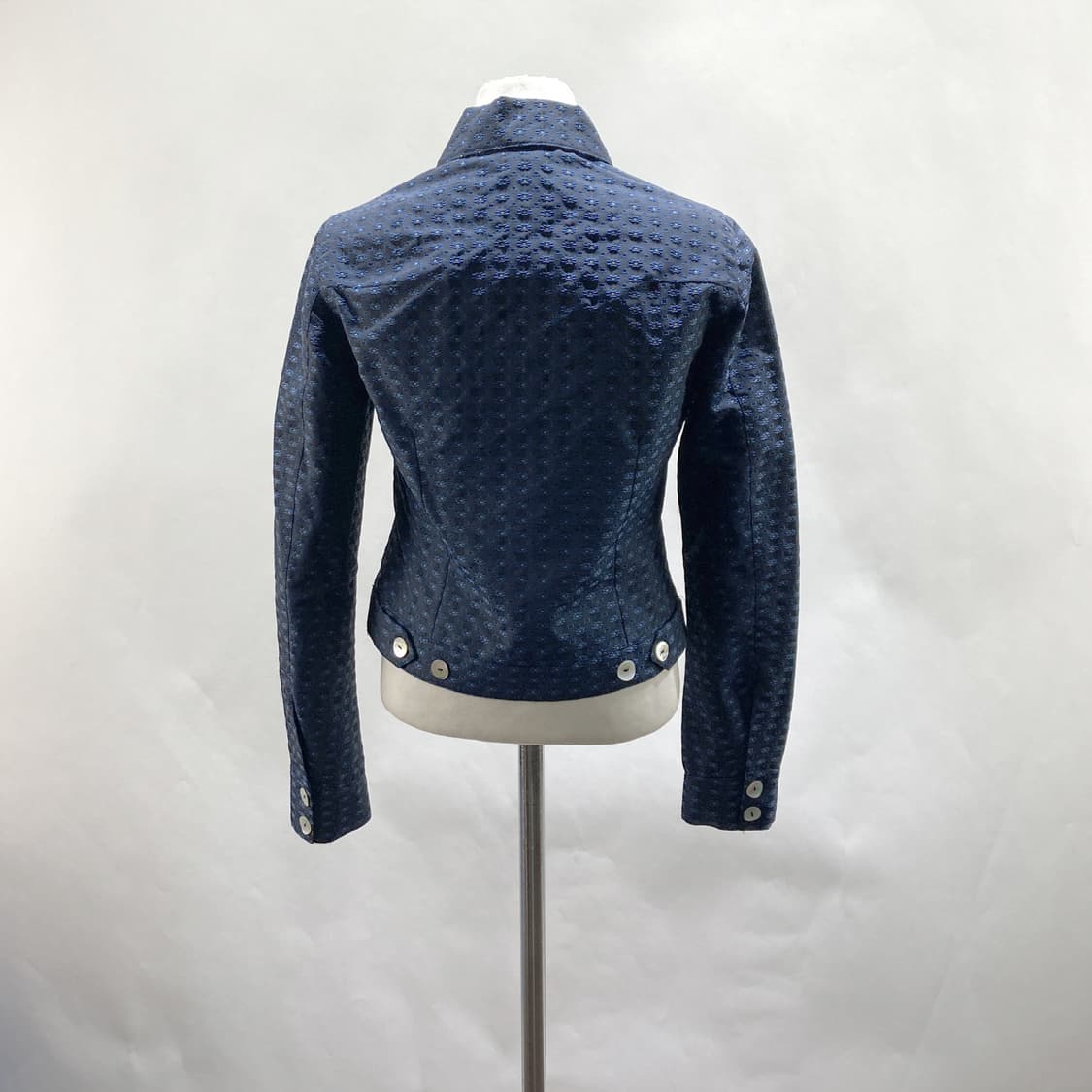 오일릴리 여성 크롭셔츠자켓 네이비 XS 상품이미지3