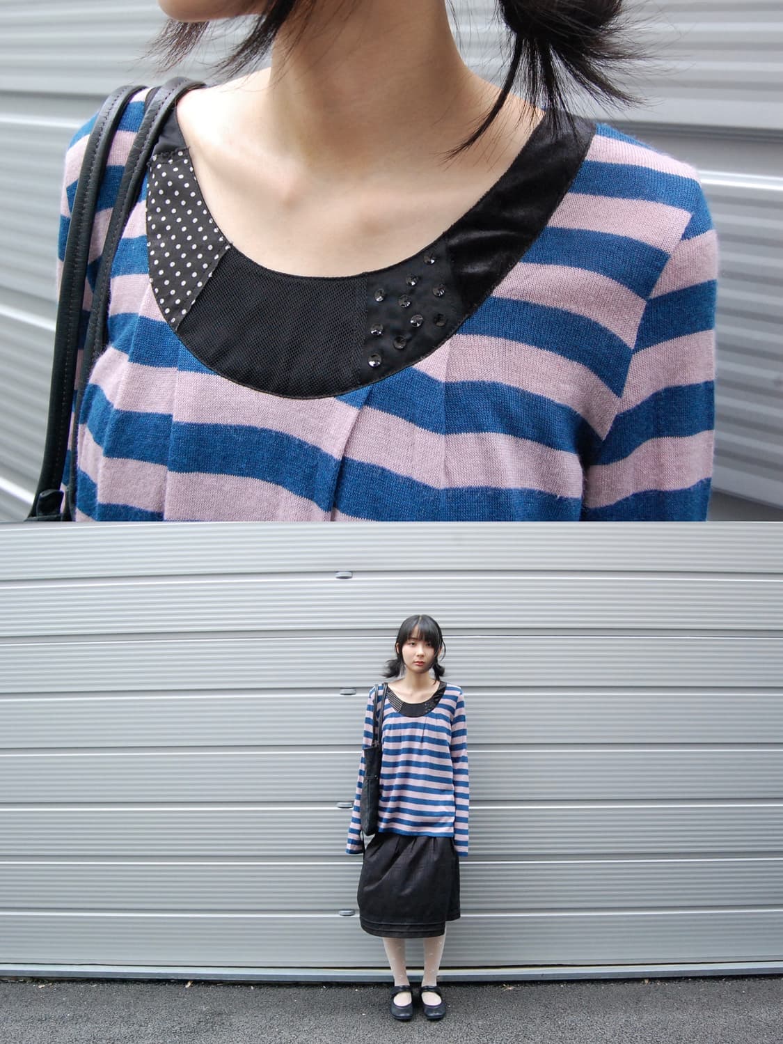 Sunao kuwahara stripe knit 상품이미지1