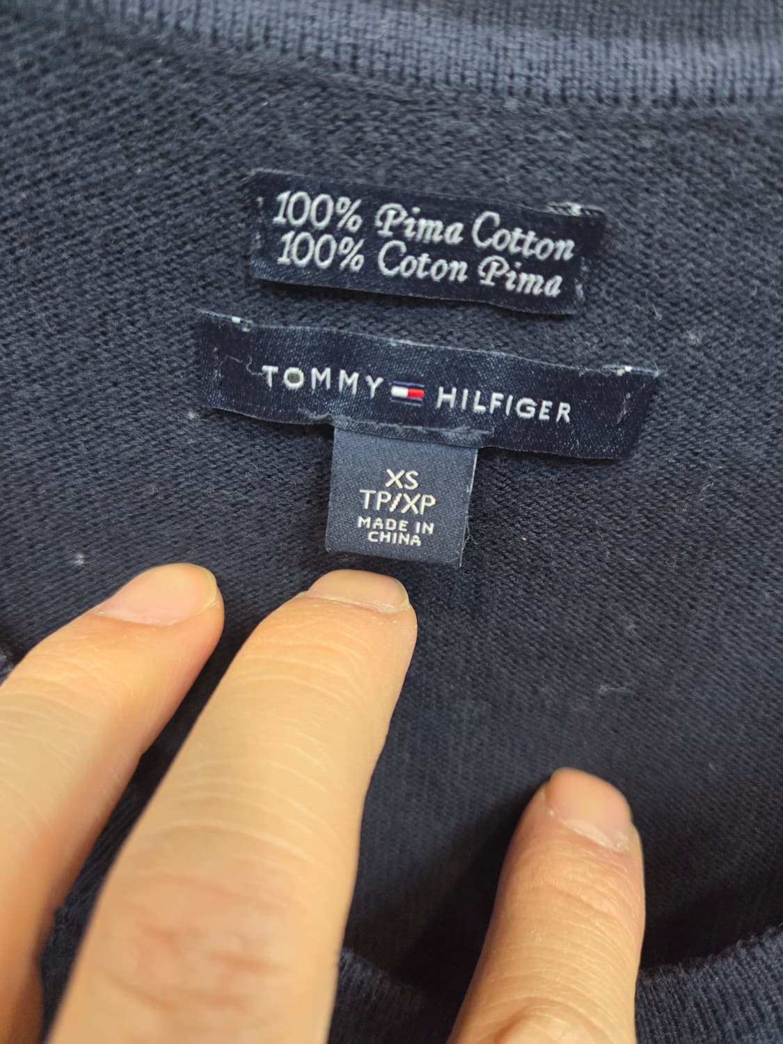 타미힐피거 여성 도트 가디건 xs 상품이미지3