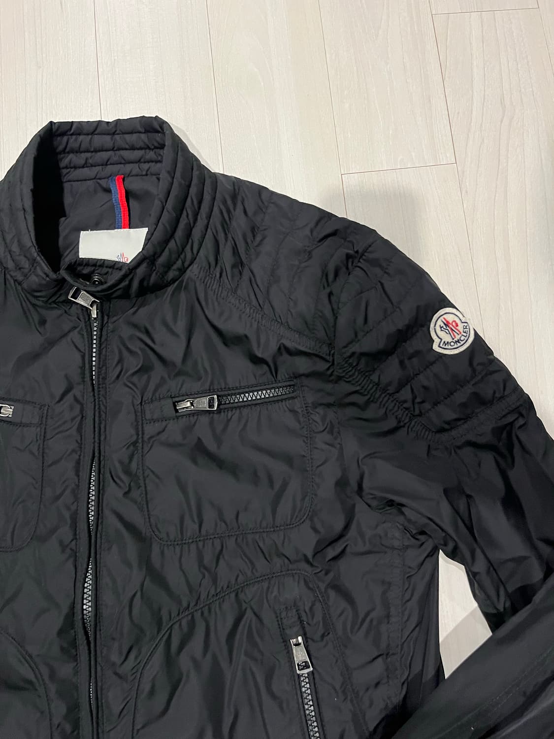 몽클레어 바이커자켓 블랙 2사이즈 상품이미지1