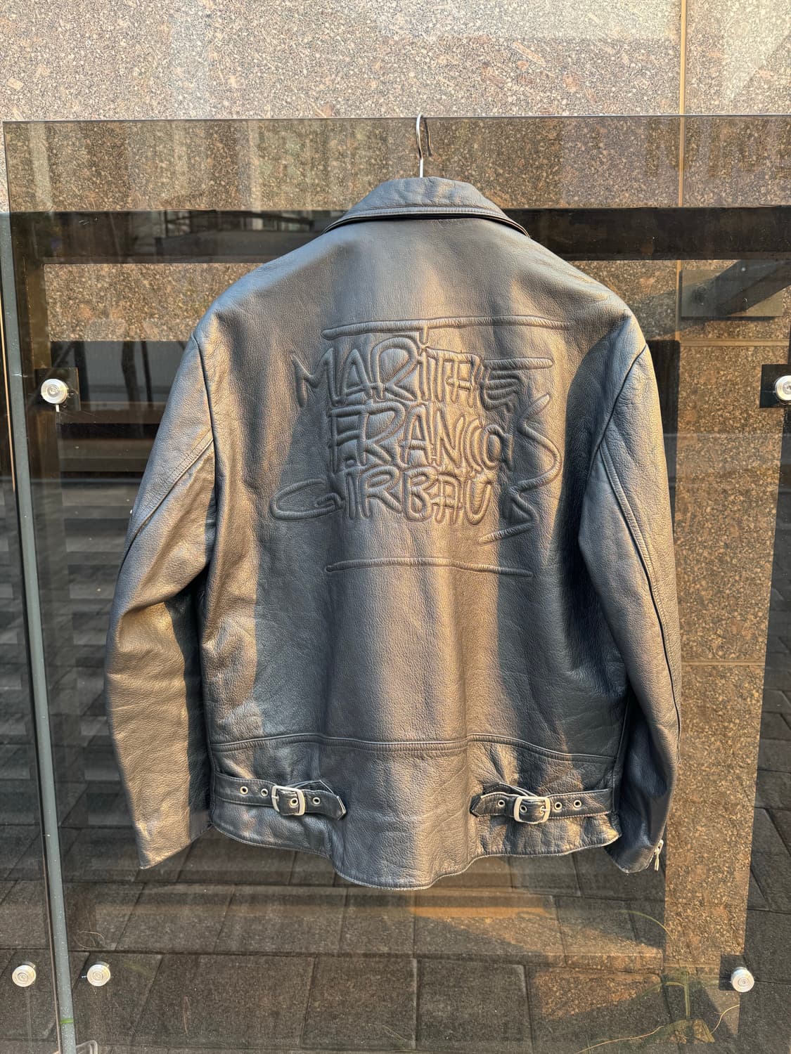 00s 마리떼 프랑소와 저버 레더 라이더자켓 상품이미지3