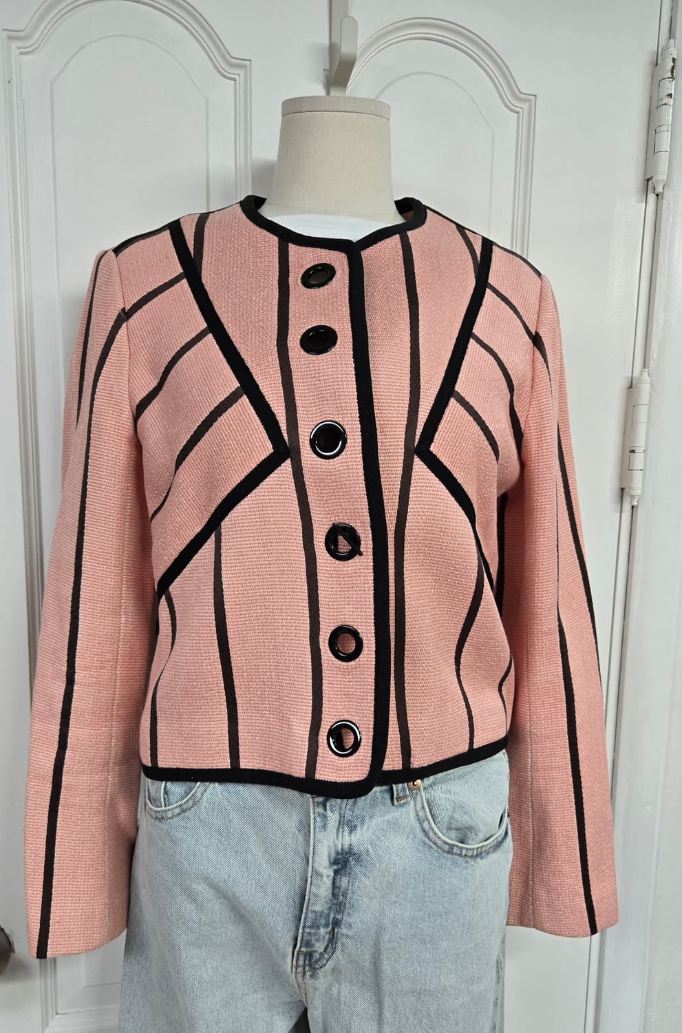 산드로 피치핑크 봄자켓 상품이미지2