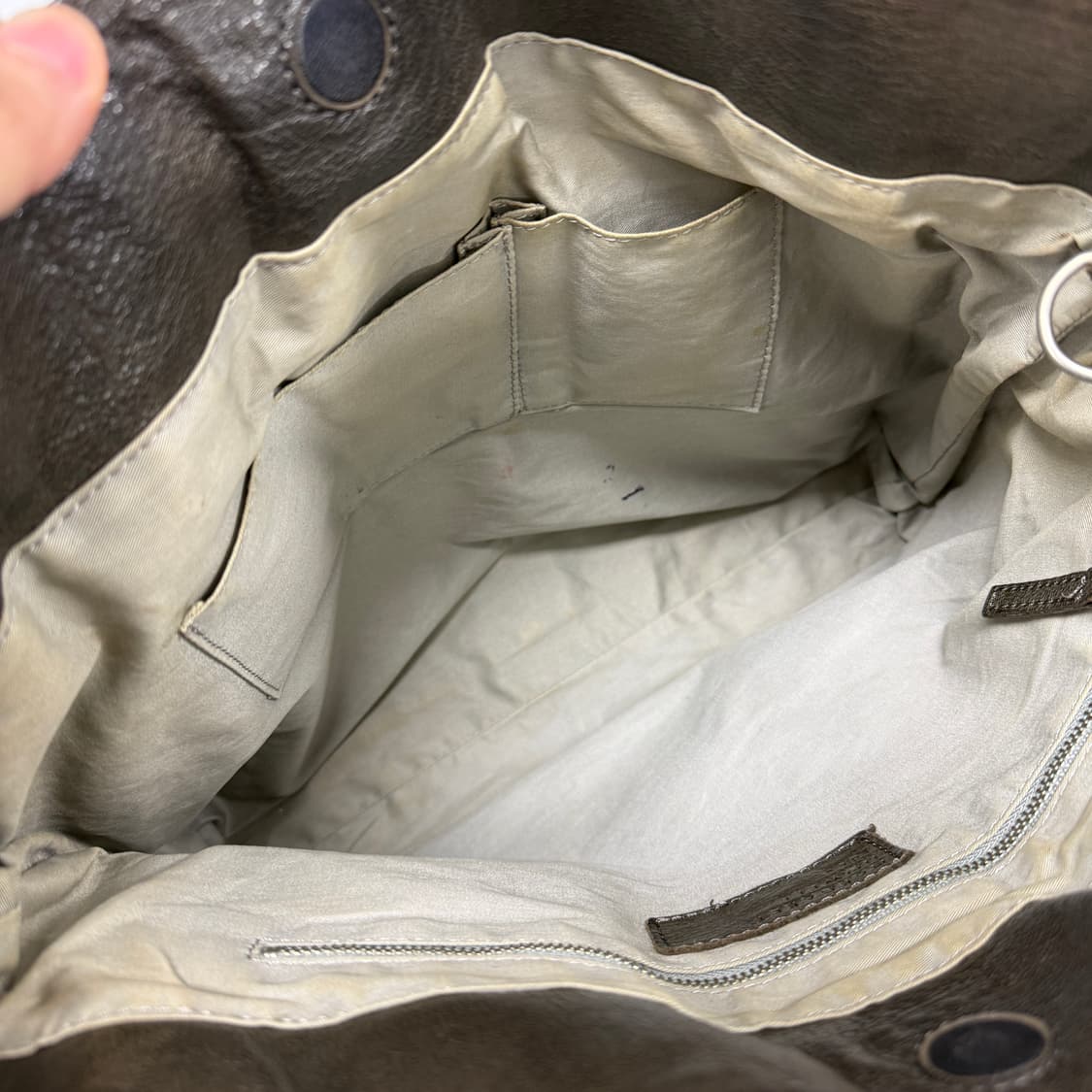 Margaret Howell leather helmet bag 상품이미지9