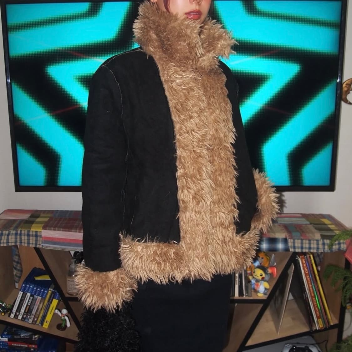 파르티멘토우먼 리버시블 퍼자켓 퍼무스탕 빈티지 상품이미지2