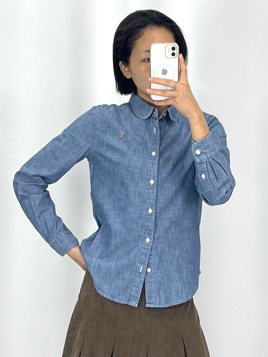루키CK9734: 폴로 데님 여성 셔츠  상품이미지1