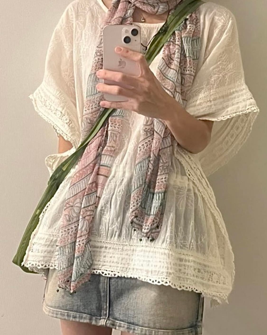 일본 모리걸 레이스 블라우스 상품이미지1