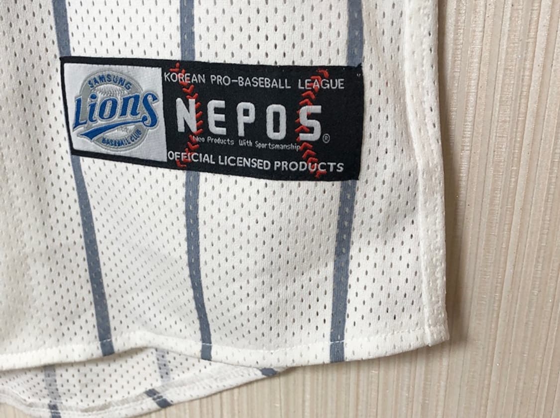 KBO 삼성라이온즈 (왕조) 홈유니폼/져지 3호(세) #20 진갑용 상품이미지7