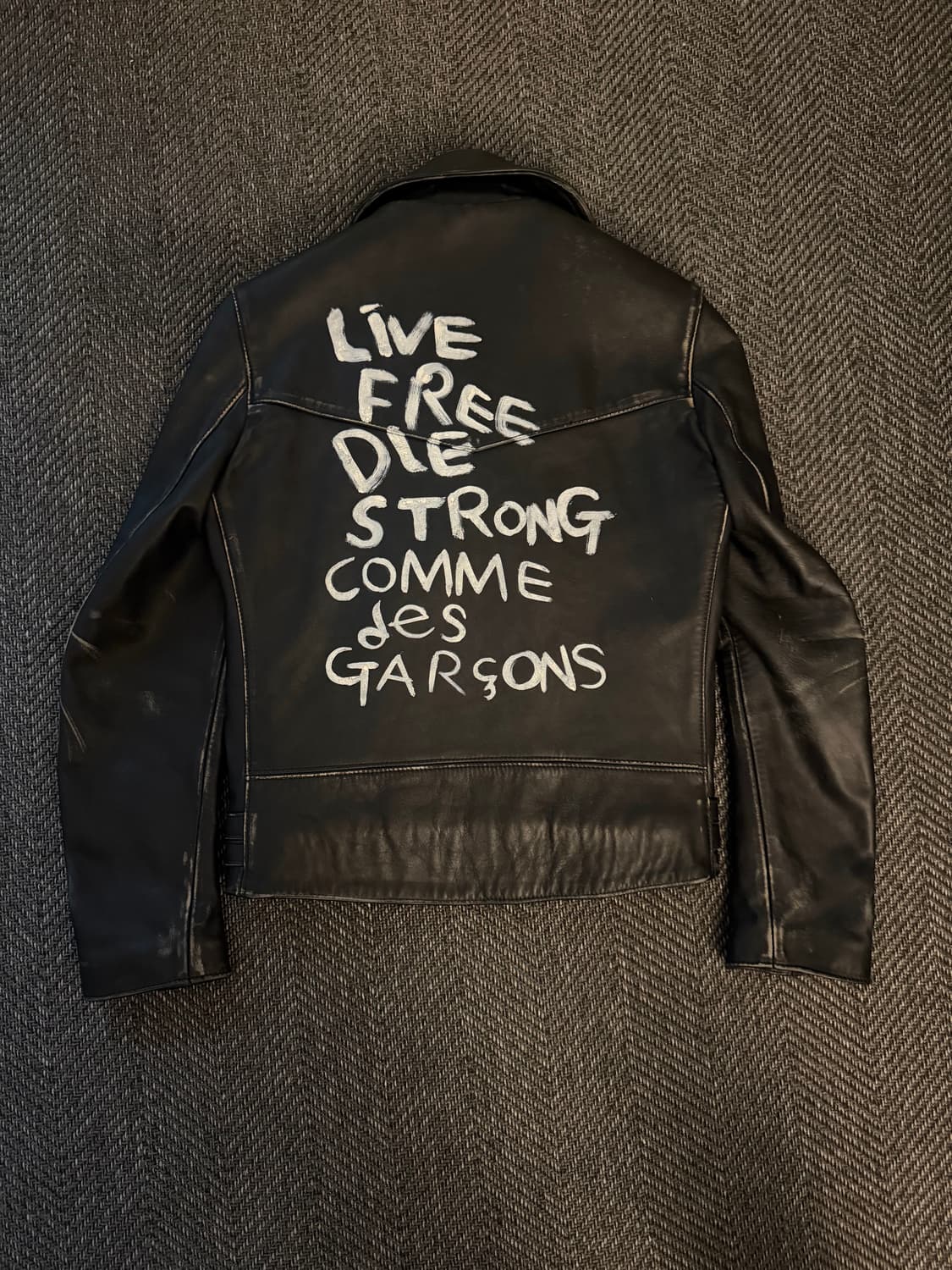 꼼데가르송 루이스레더 자켓 상품이미지2