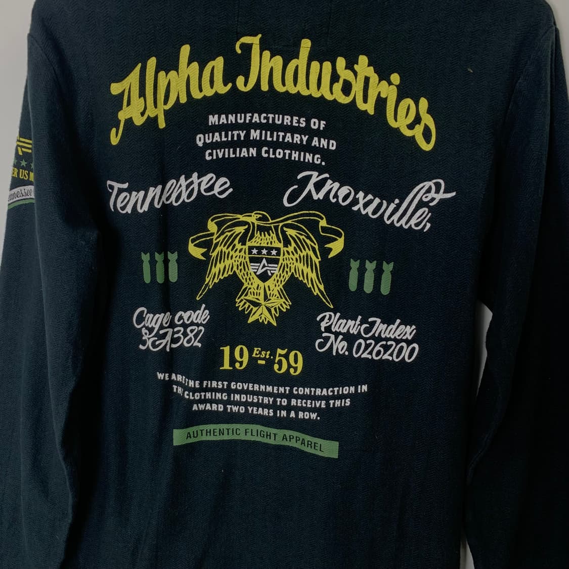 알파인더스트리 빅로고 와플 슬리브 니트 상품이미지6