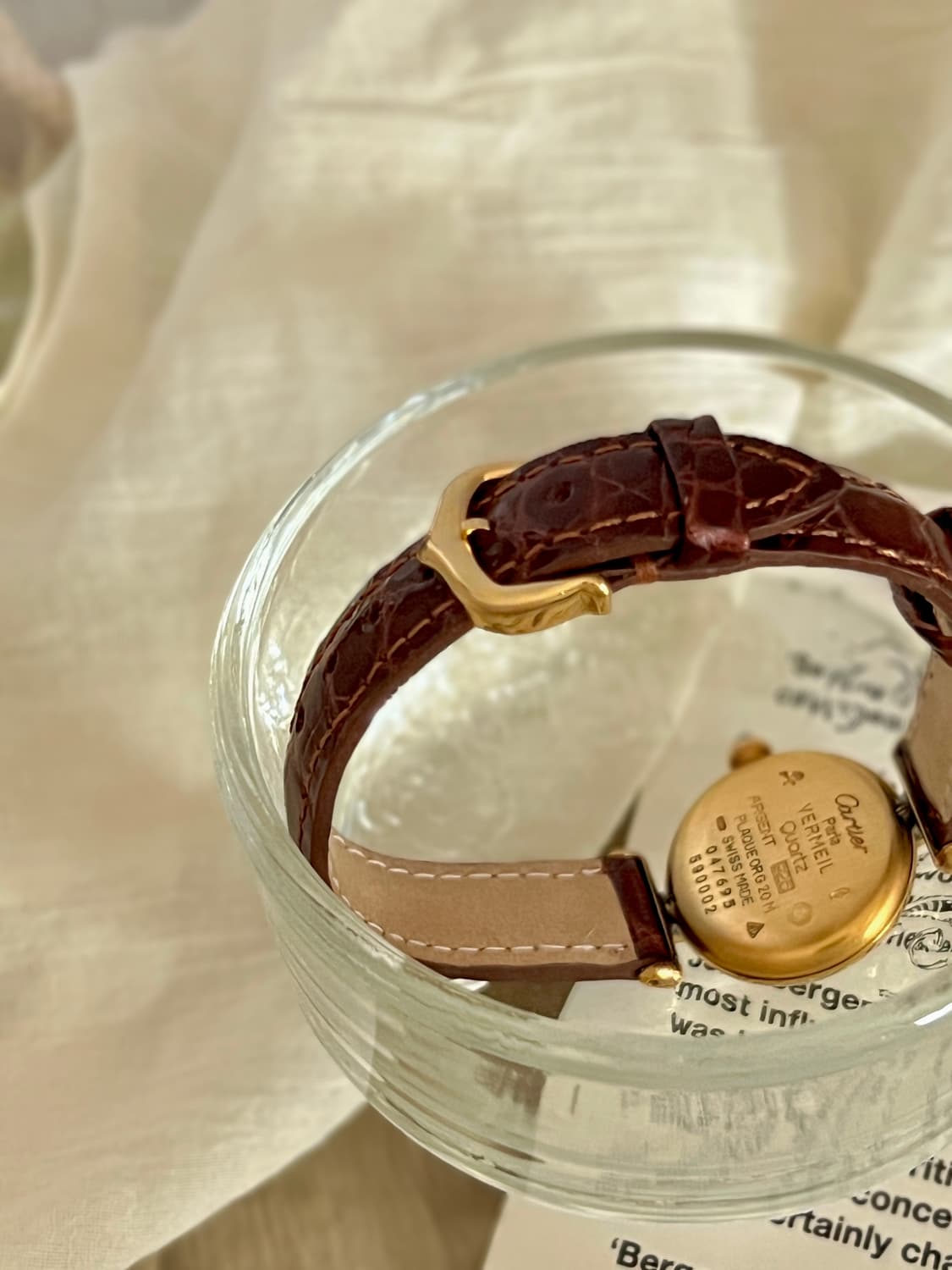 까르띠에 머스트 꼴리제  시계 / 정품감정서 . 케어 상품이미지6