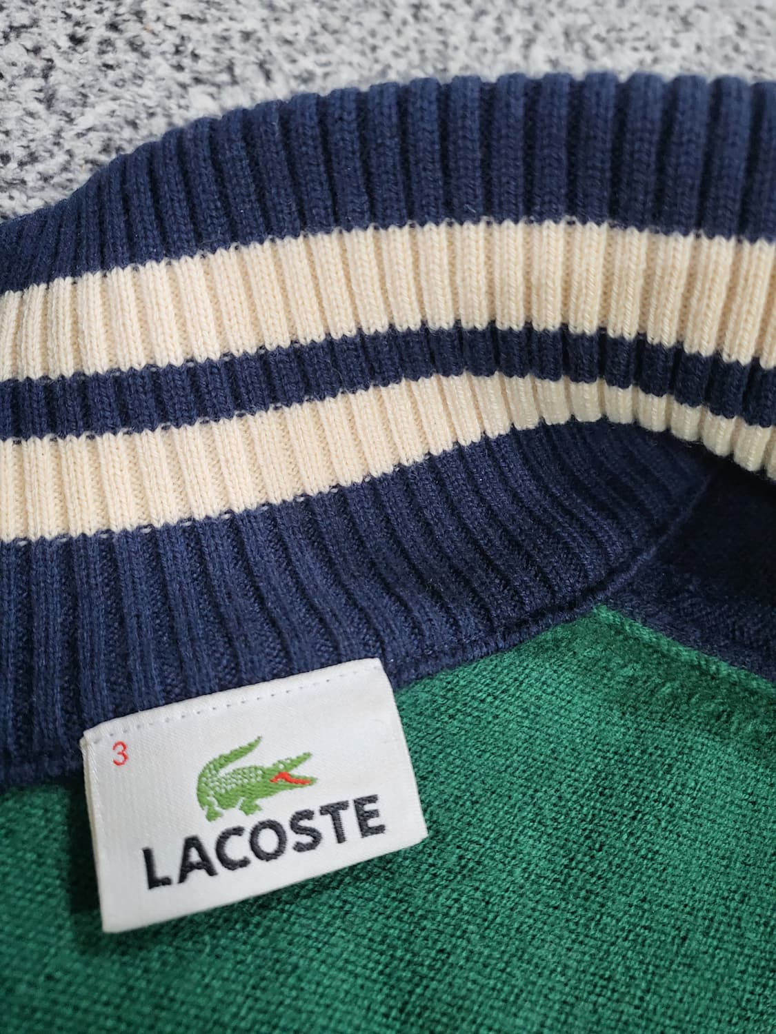 라코스테 니트 집업 상품이미지5