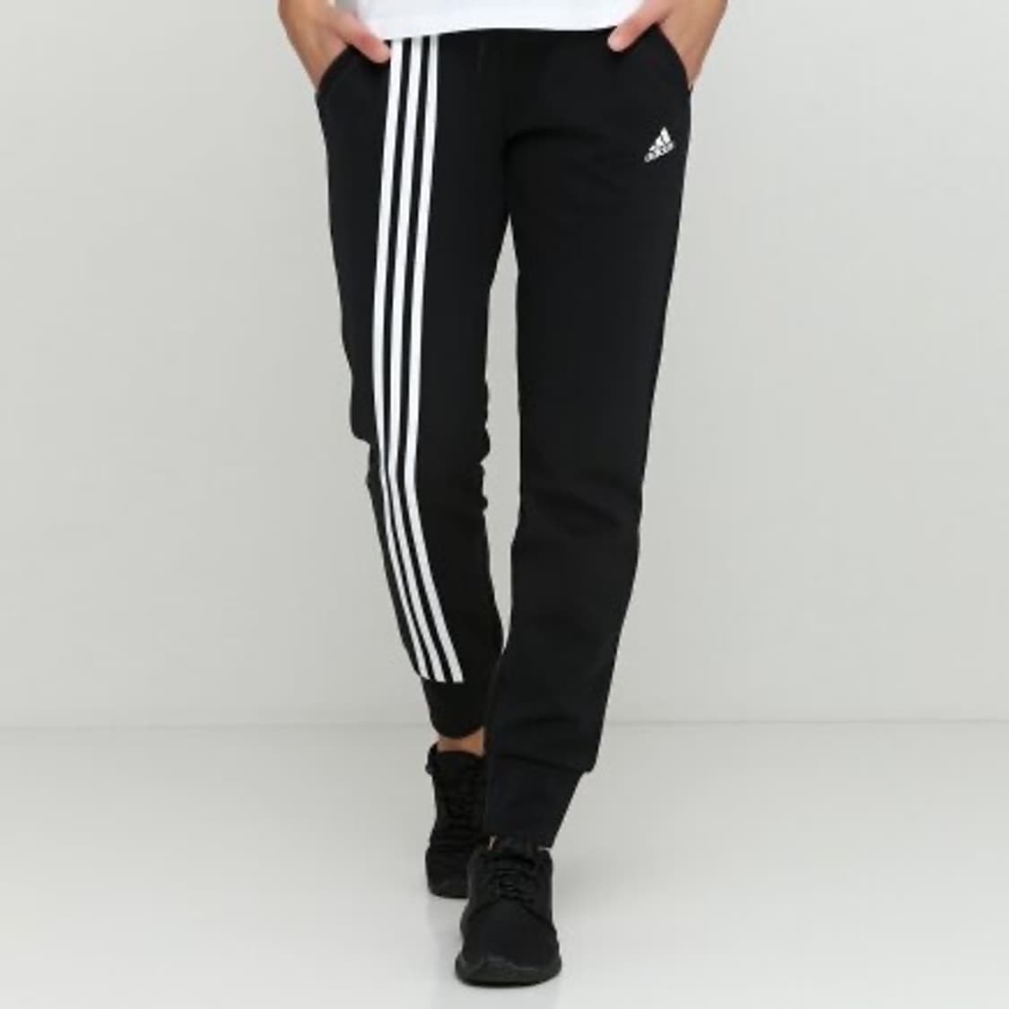 S) 아디다스 3S 트랙 팬츠 블랙 상품이미지6