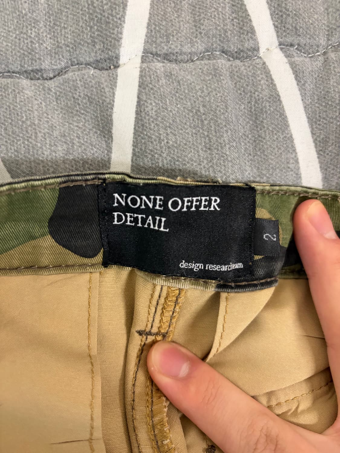 노드 Stone Washed Cargo shorts (Camo) 상품이미지5