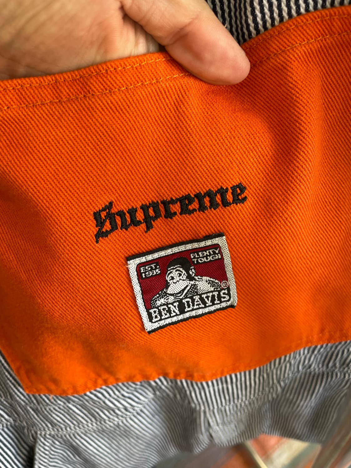 벤데이비스 X 슈프림 오버롤 (M) -new 상품이미지3