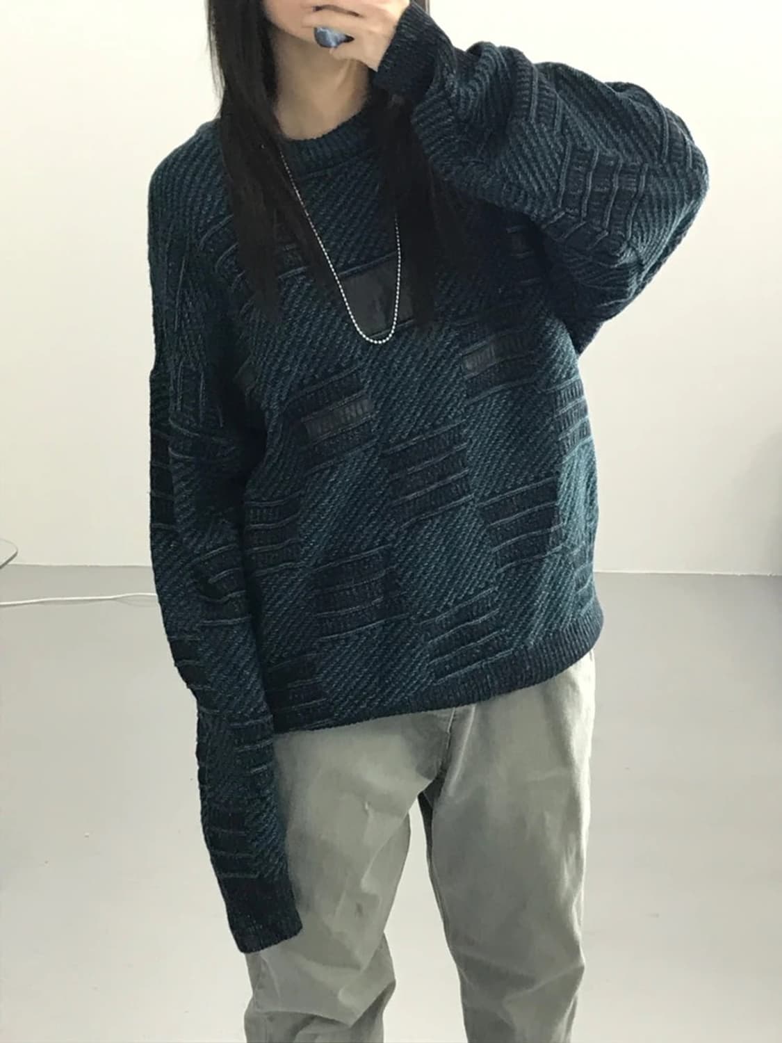 빈티지 디테일 니트 상품이미지2