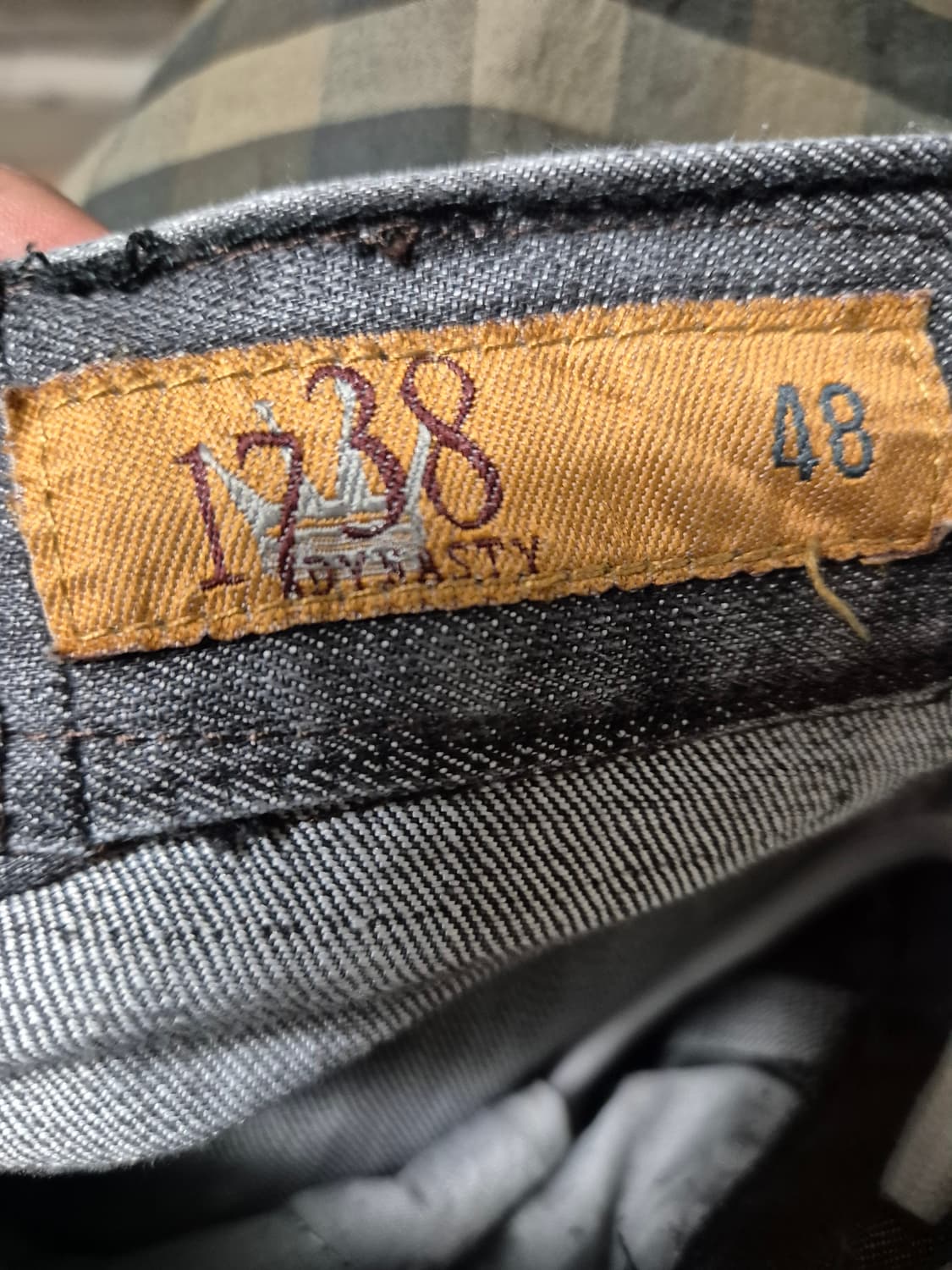 1738dynasy 그레이 워싱 힙합팬츠 허벅지 43 상품이미지7