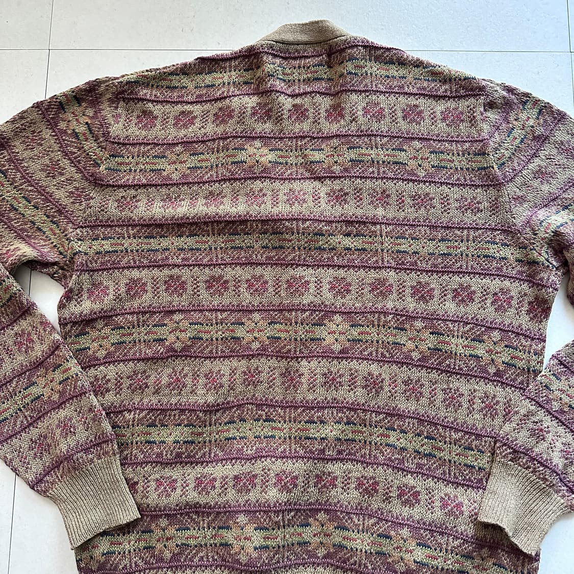 90s 폴로 랄프로렌 페어아일 가디건 M 상품이미지9