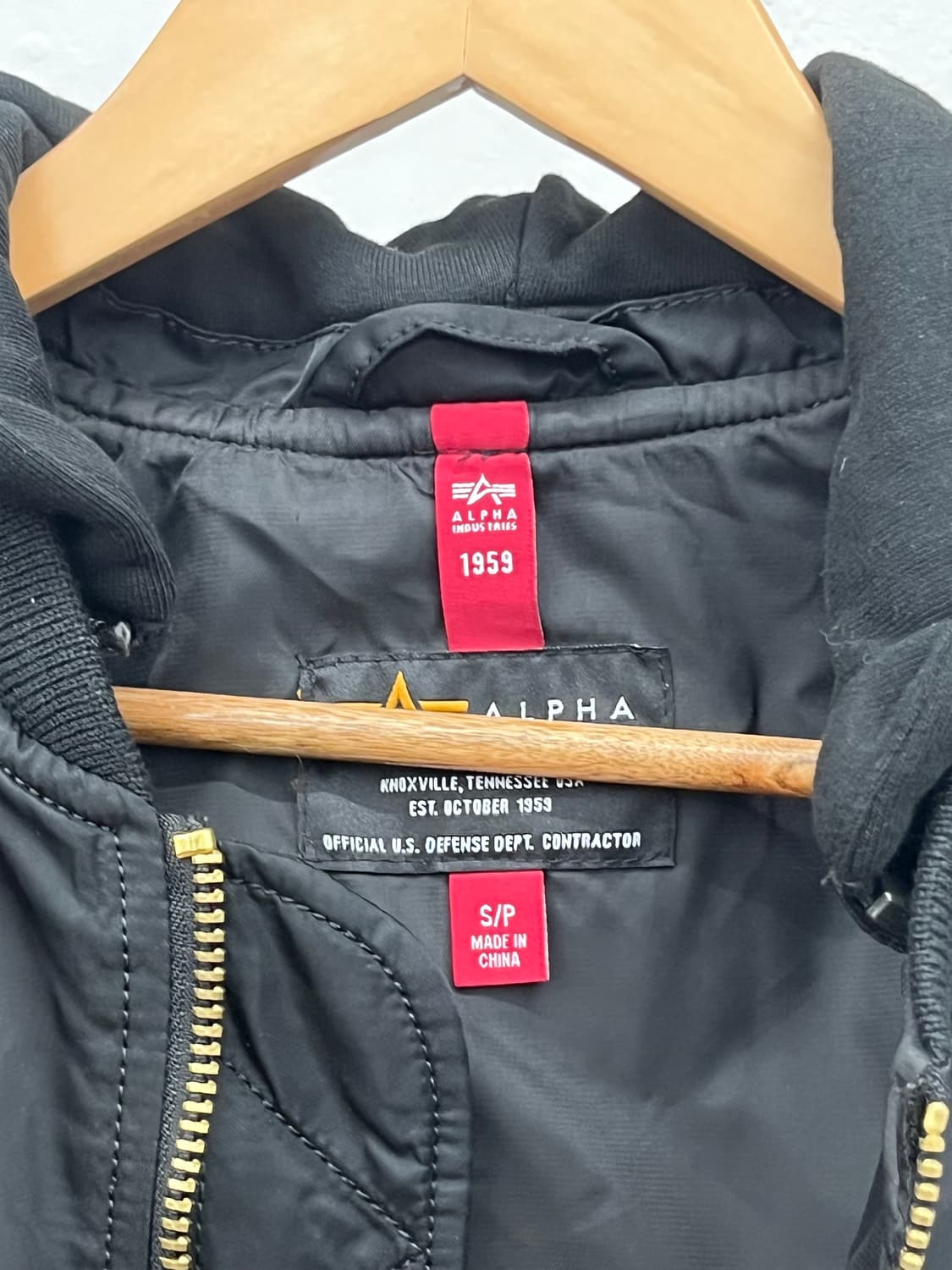 S) ALPHA INDUSTRIES FLIGHT JACKET 상품이미지4