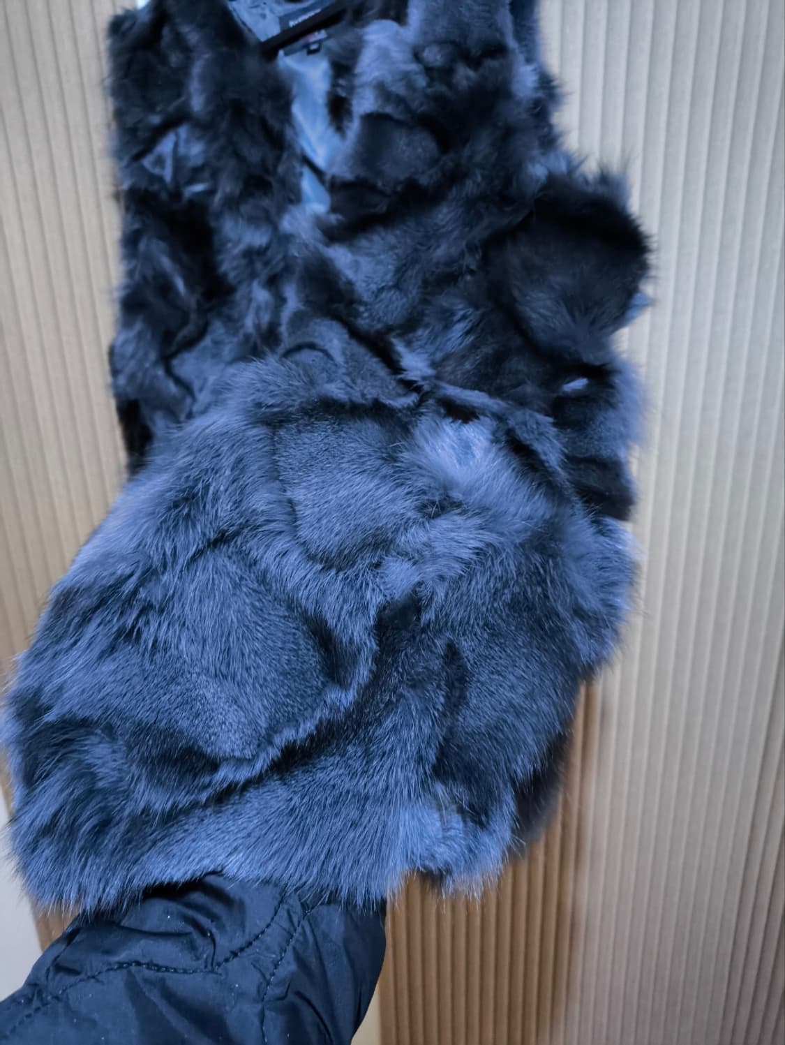 88 대동모피 천연모피 여우털 조끼 상품이미지2