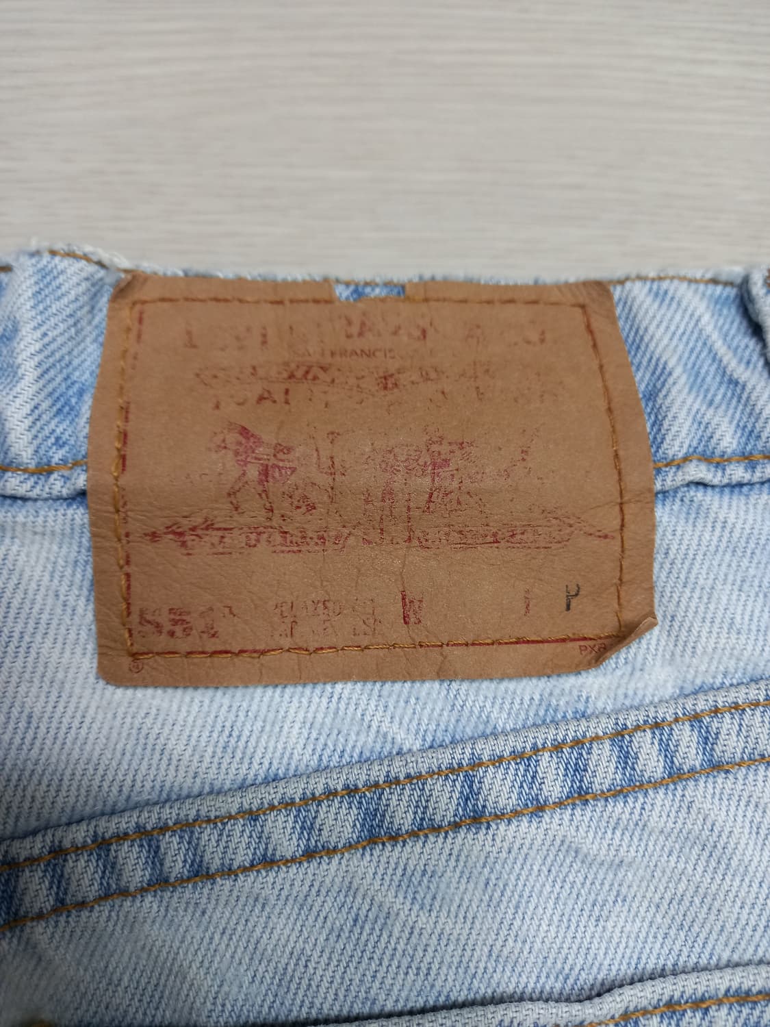 27 95's 리바이스551 USA RedPont 미니스커트 27-619 상품이미지4