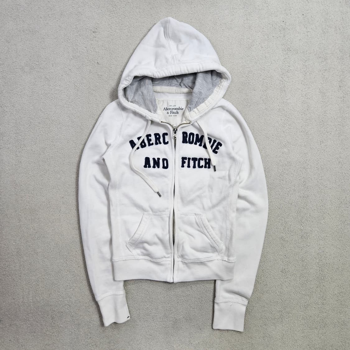 아베크롬비 아치 로고 후드 집업 XS 딱붙핏 상품이미지1