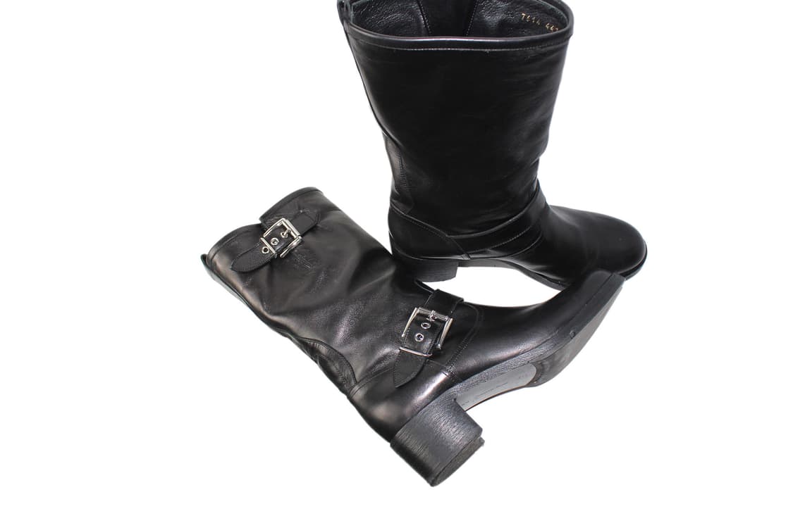 Gianvito Rossi 지안비토로시 레더 바이커 부츠 상품이미지7