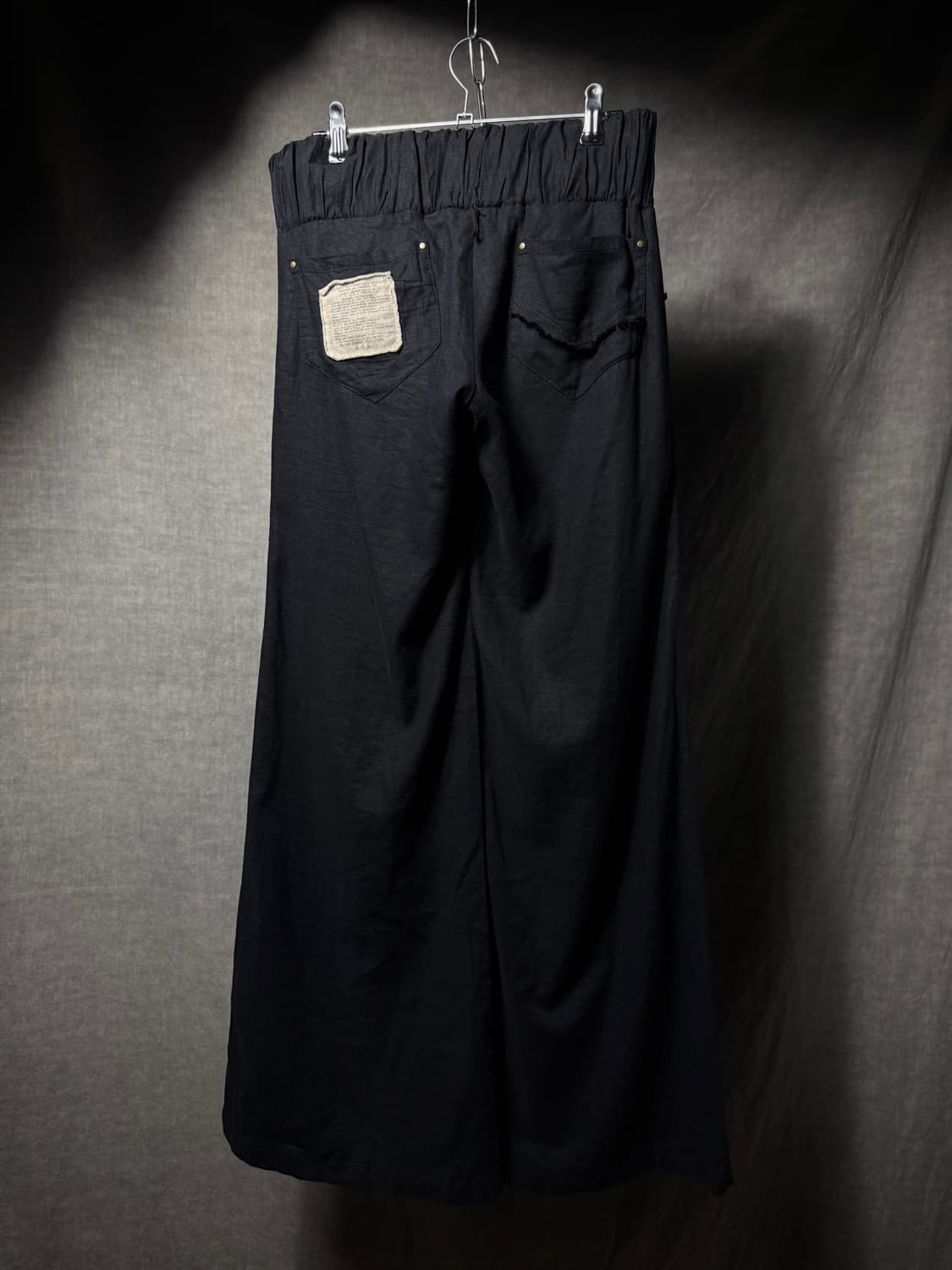 GOA Smocked Waist Linen Bootcut Pants 상품이미지6