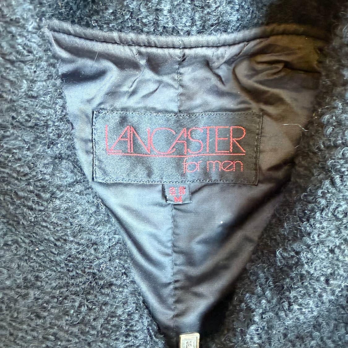 LANCASTER 털 블랙 봄버 자켓 상품이미지4