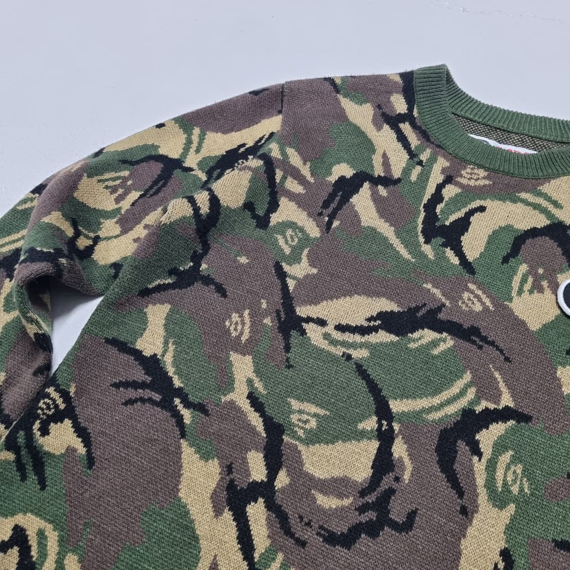 AAPE 카모 니트 - XS 상품이미지5