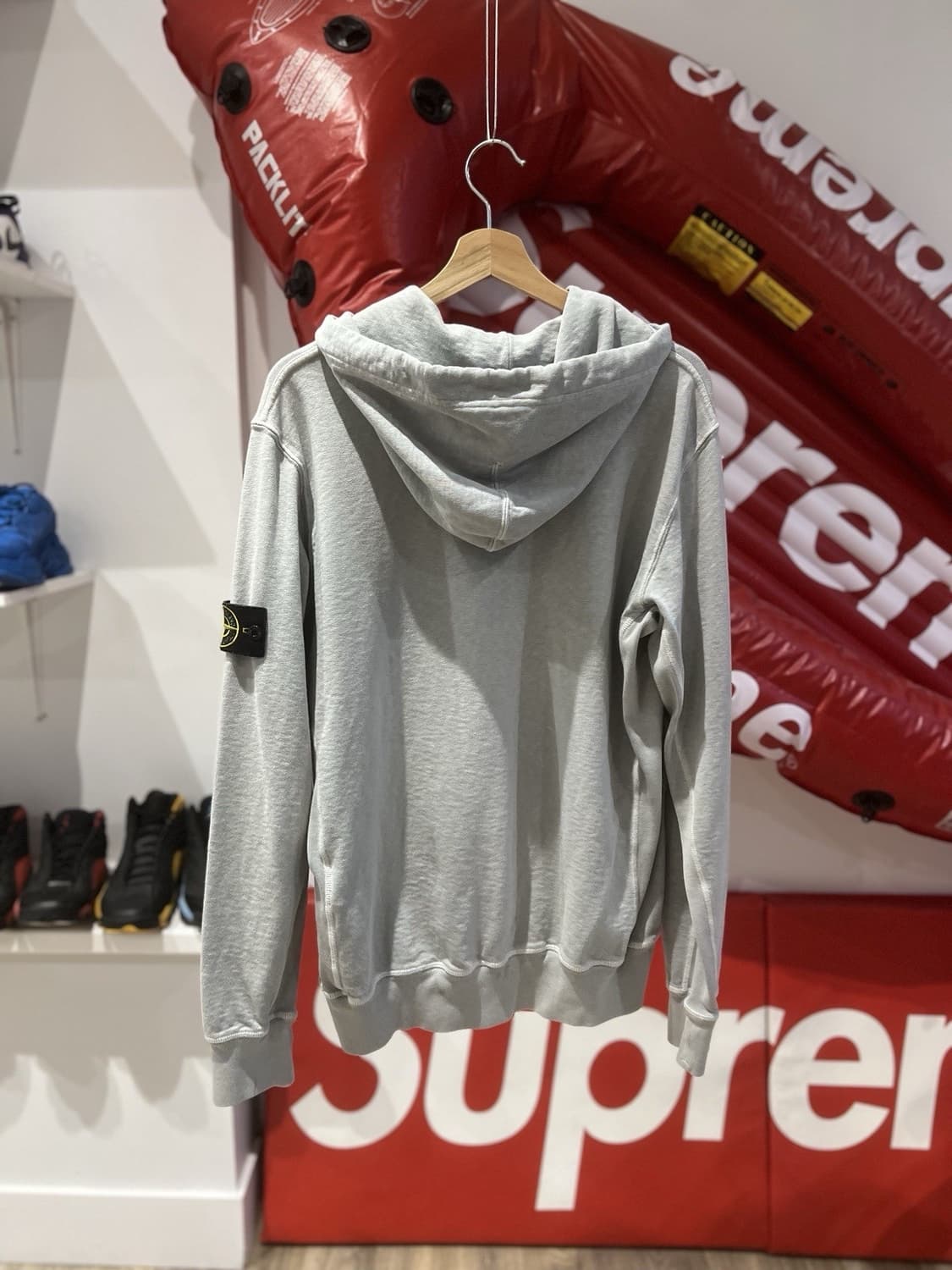 스톤아일랜드 후드티 그레이 XL 상품이미지4