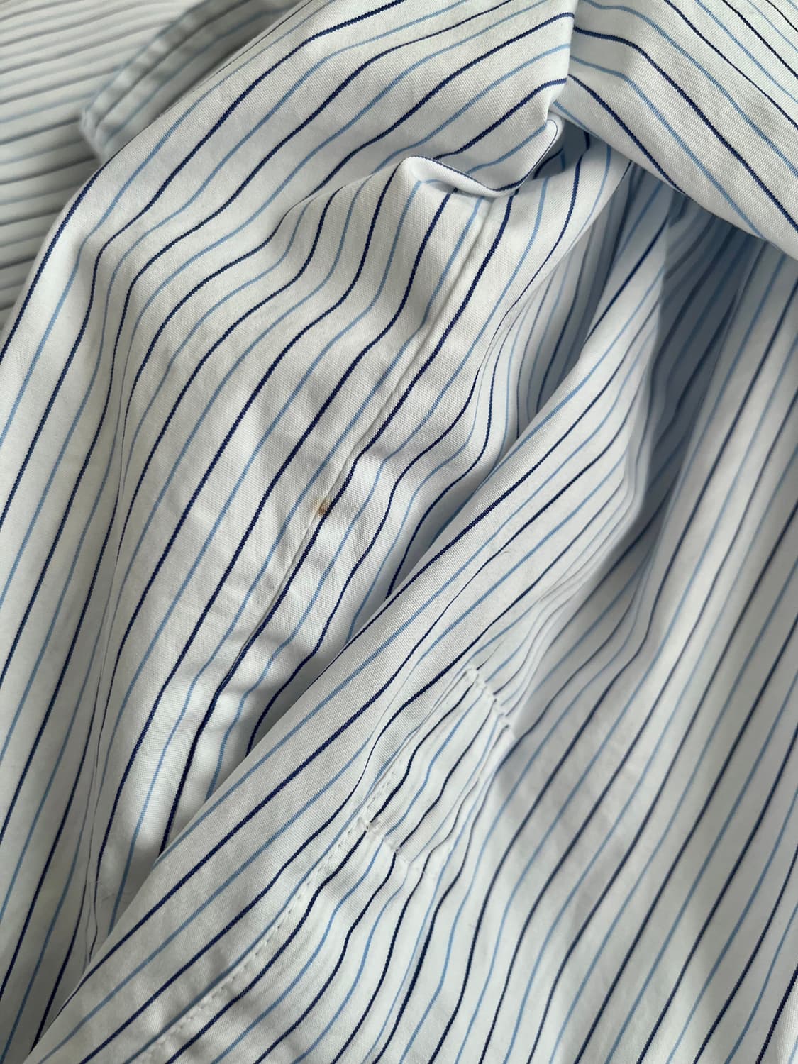 34) 코스 COS 여성 스트라이프 롱 셔츠 블루 상품이미지6