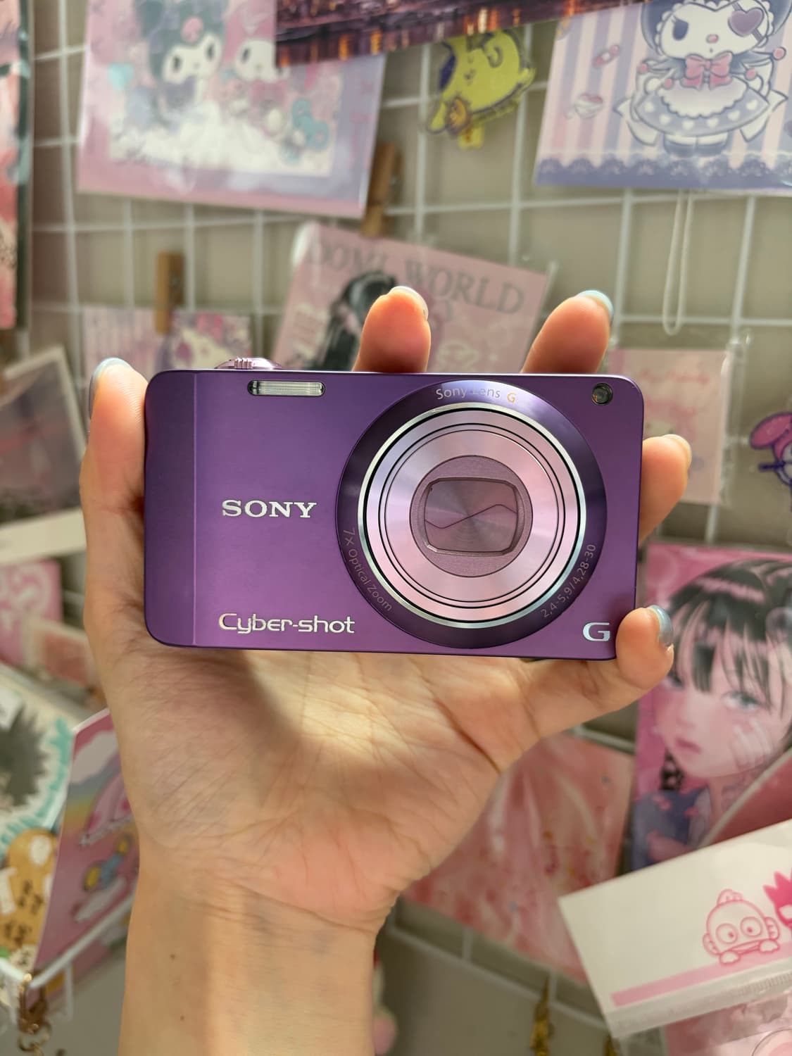 소니 사이버샷 DSC-WX10 바이올렛 빈티지디카 SONY 퍼플 카메라 상품이미지9