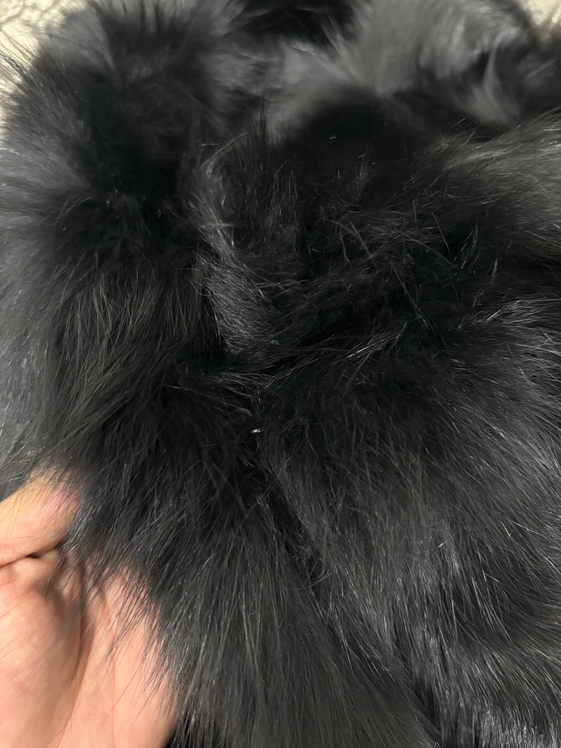 FOX Fur Black Wide Cuff Jacket 상품이미지6