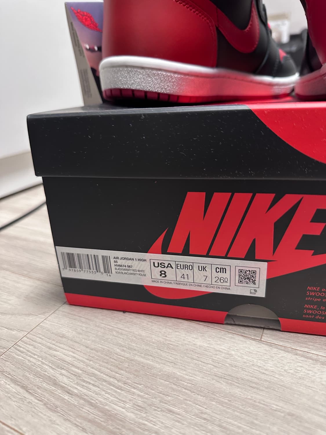 (260) 에어조던1 85 브레드 상품이미지3