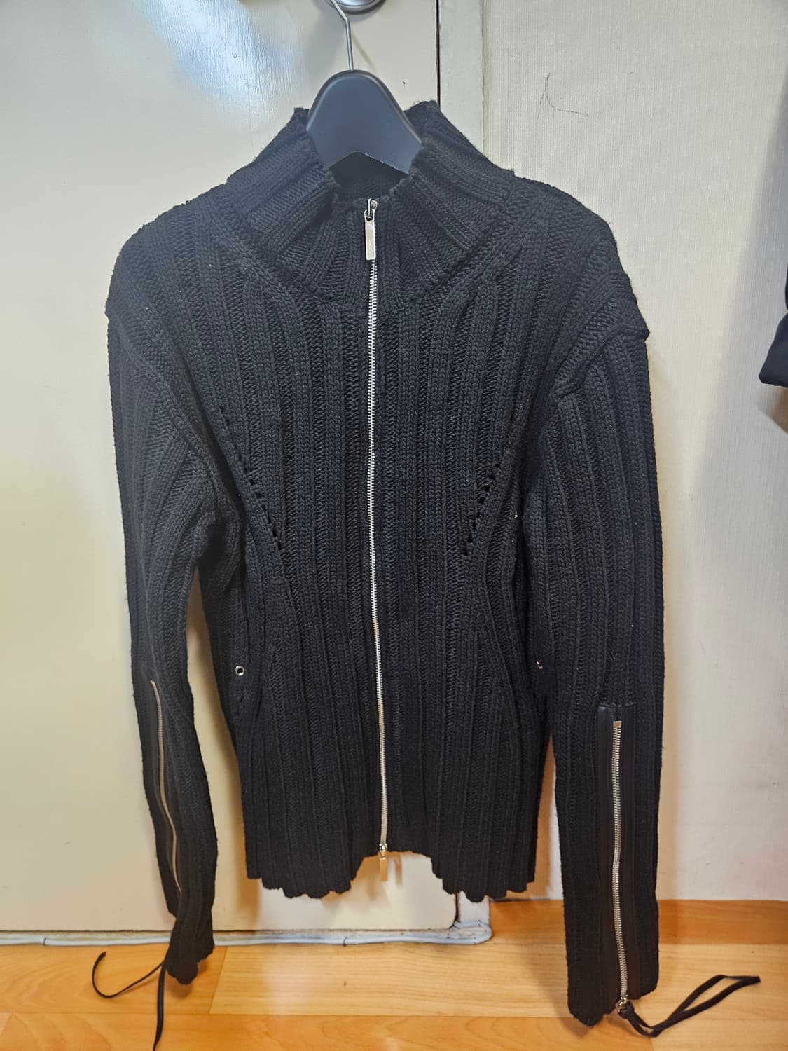 나체 NACHE sure soft knit zip-up 니트집업 상품이미지2