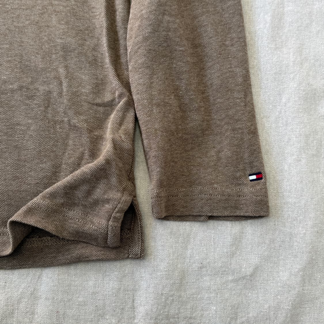 타미힐피거 배색 헨리넥 슬리브 L 상품이미지3