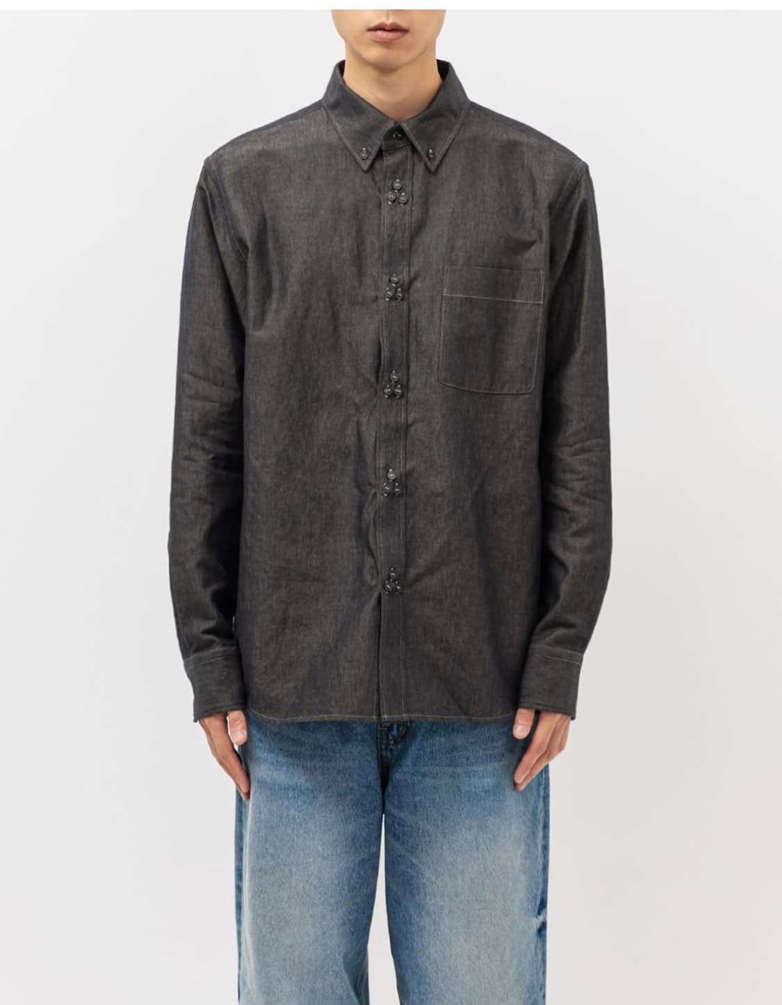 Ceimou 028 shirt (Dark olive) 상품이미지2