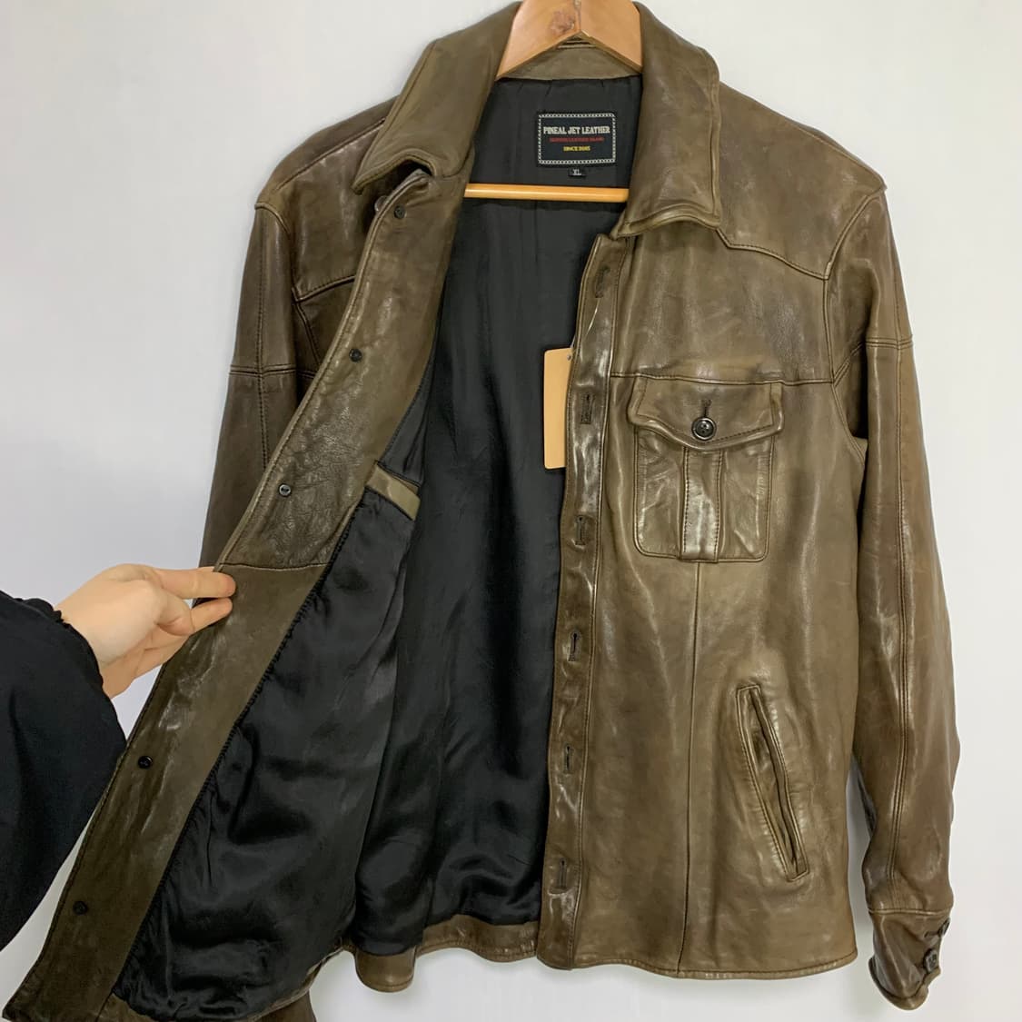 Pineal Jet Leather 양가죽 리얼레더 자켓 XL 디올st 상품이미지8