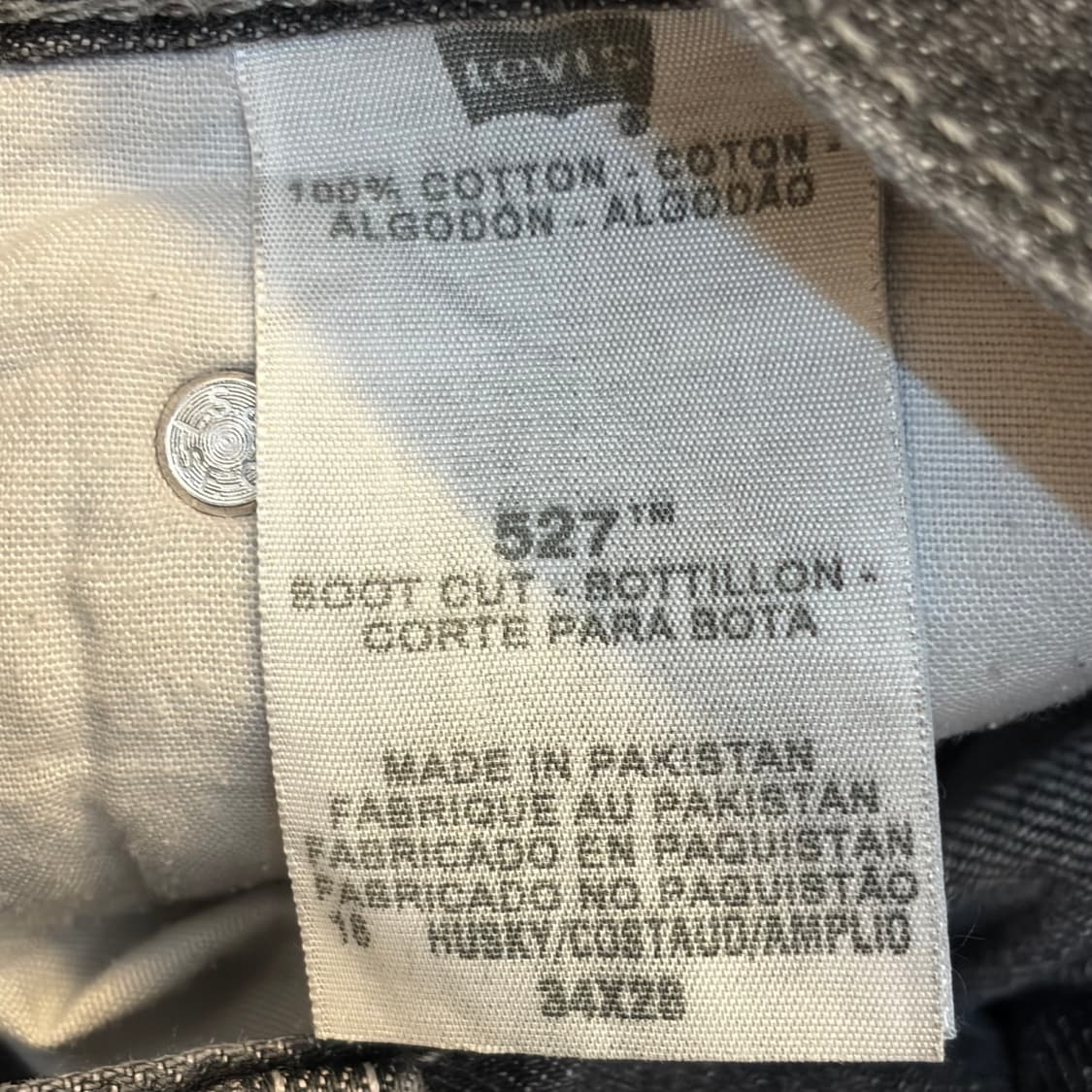 00s 미국 빈티지 리바이스 527 부츠컷 블랙진 청바지 상품이미지10