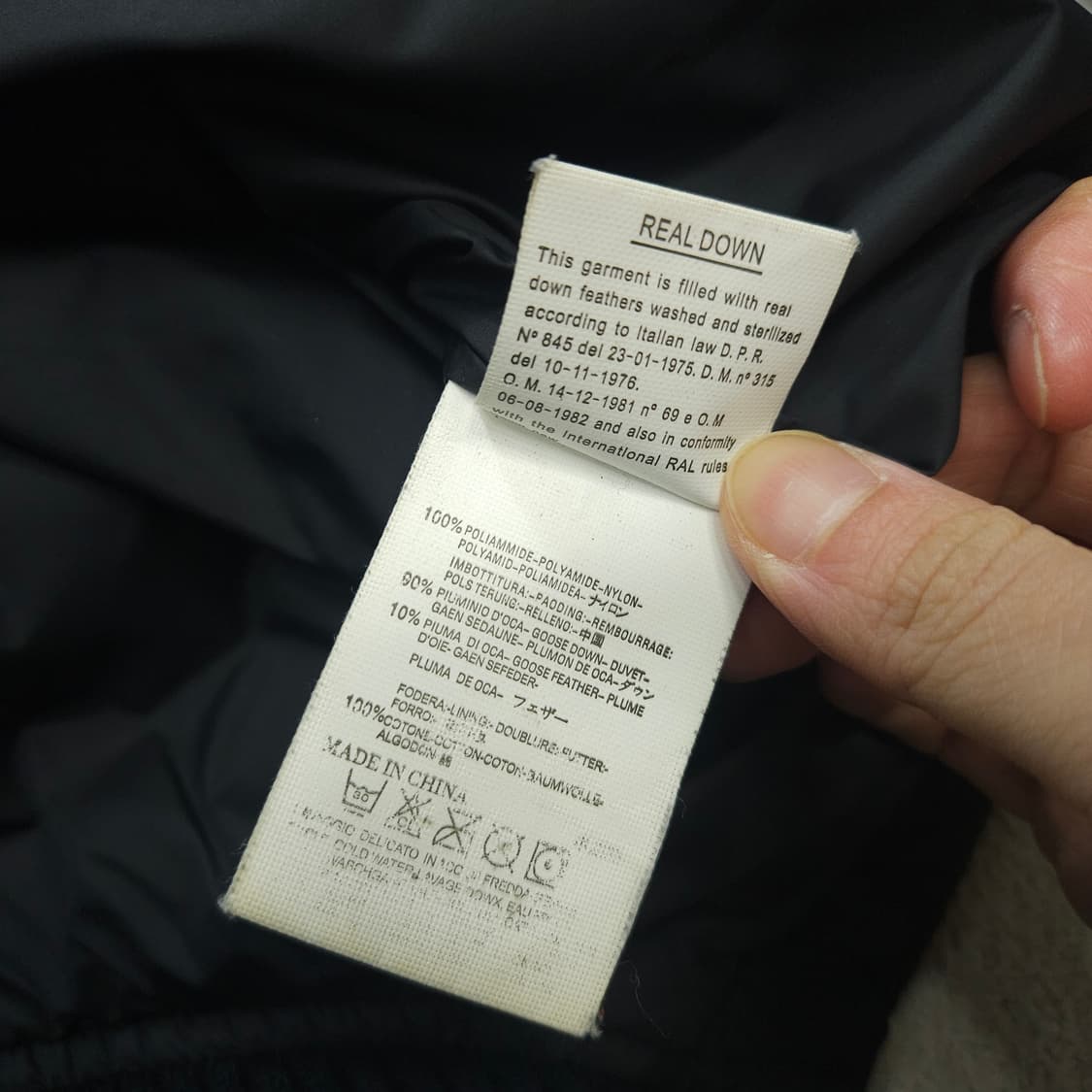 디스퀘어드2 다운 봄버 자켓 46 블랙 상품이미지8