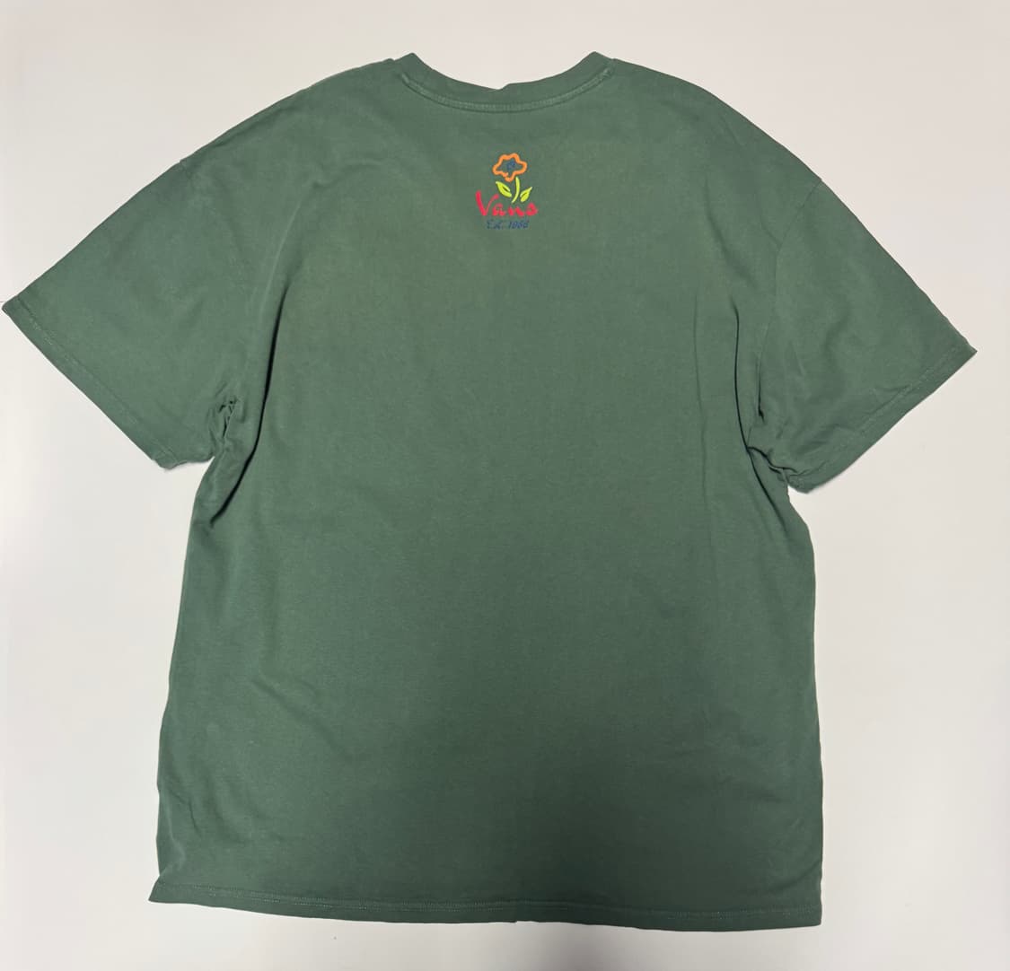 반스 Vans 원 포켓 디테일 오버핏 반팔 티셔츠 XL ~ 2XL 상품이미지2