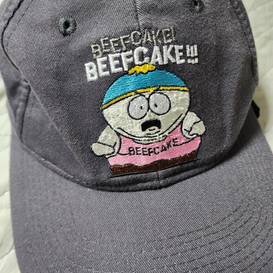 [OS] 90s 사우스파크 프로모 beef cake 에릭 카트멘 볼캡 상품이미지2
