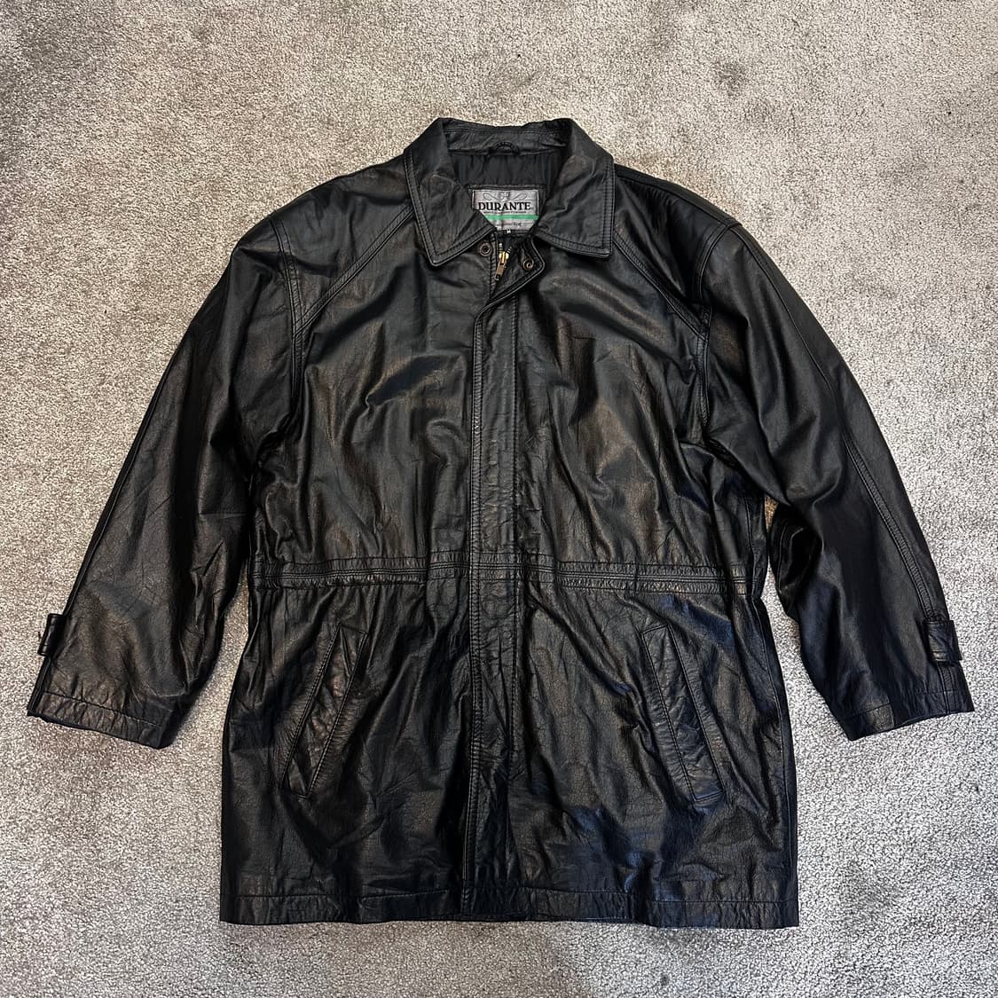 DURANTE 소가죽 하프 사파리 코트(자켓)L 상품이미지1