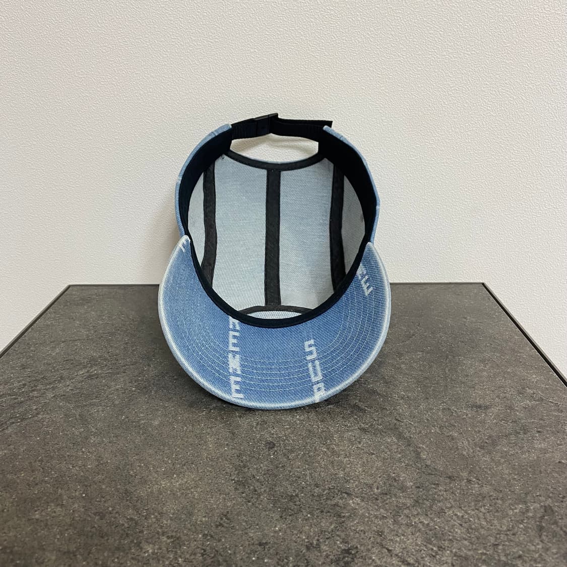 (OS) 슈프림 박스로고 캠프캡 모자 워시드 데님 상품이미지5