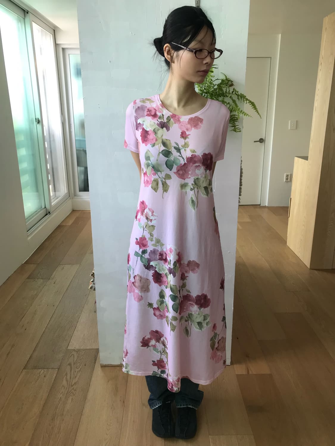 vintage flower pattern one-piece 상품이미지5