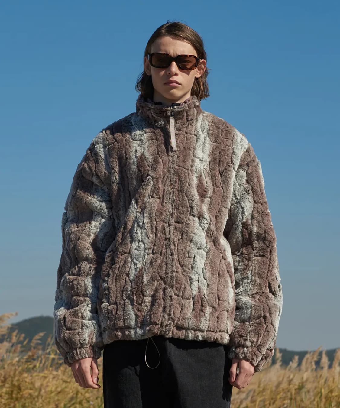 써틴먼스 퍼 플리스 후리스 (m브라운) 상품이미지1