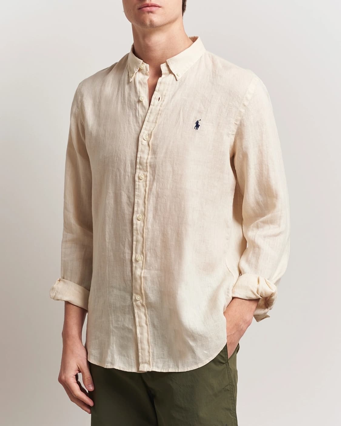 Polo Ralph Lauren Custom Fit Linen Shirt 상품이미지2