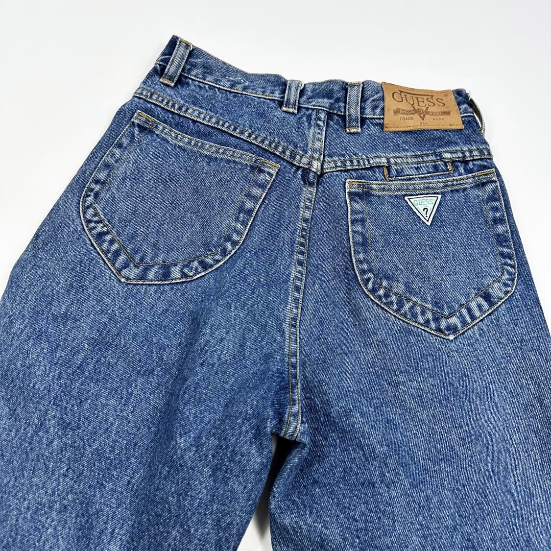 게스 guess 레트로 삼각로고 데님팬츠 (25인치 여성추천) 상품이미지6